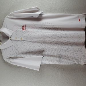 Nike | Men's Vintage Geometric Activewear Golf Arizona Traditions Polo M
